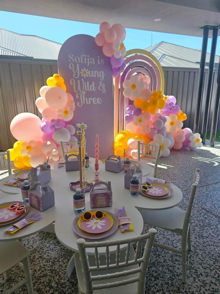 Retro Lilac Candleholder