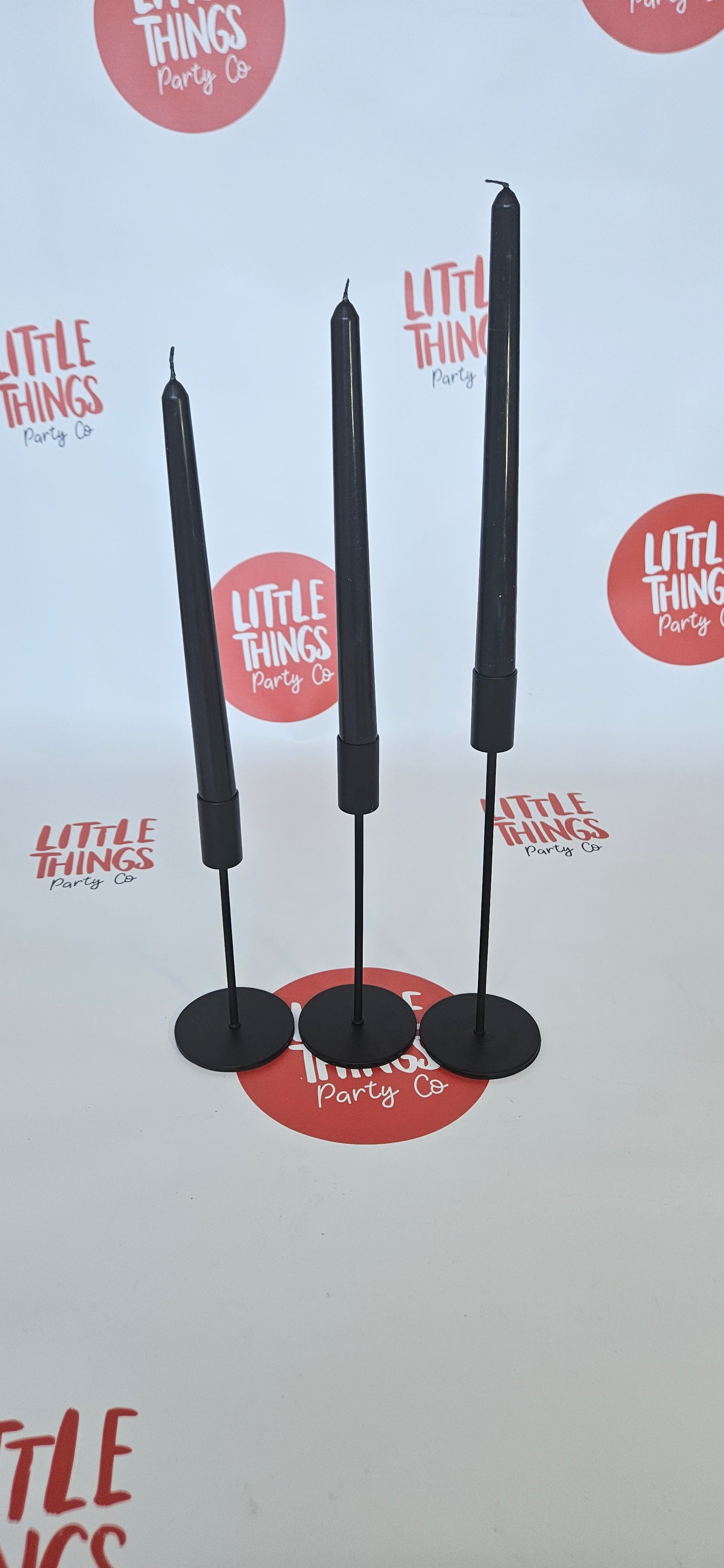 Black Candle Holders