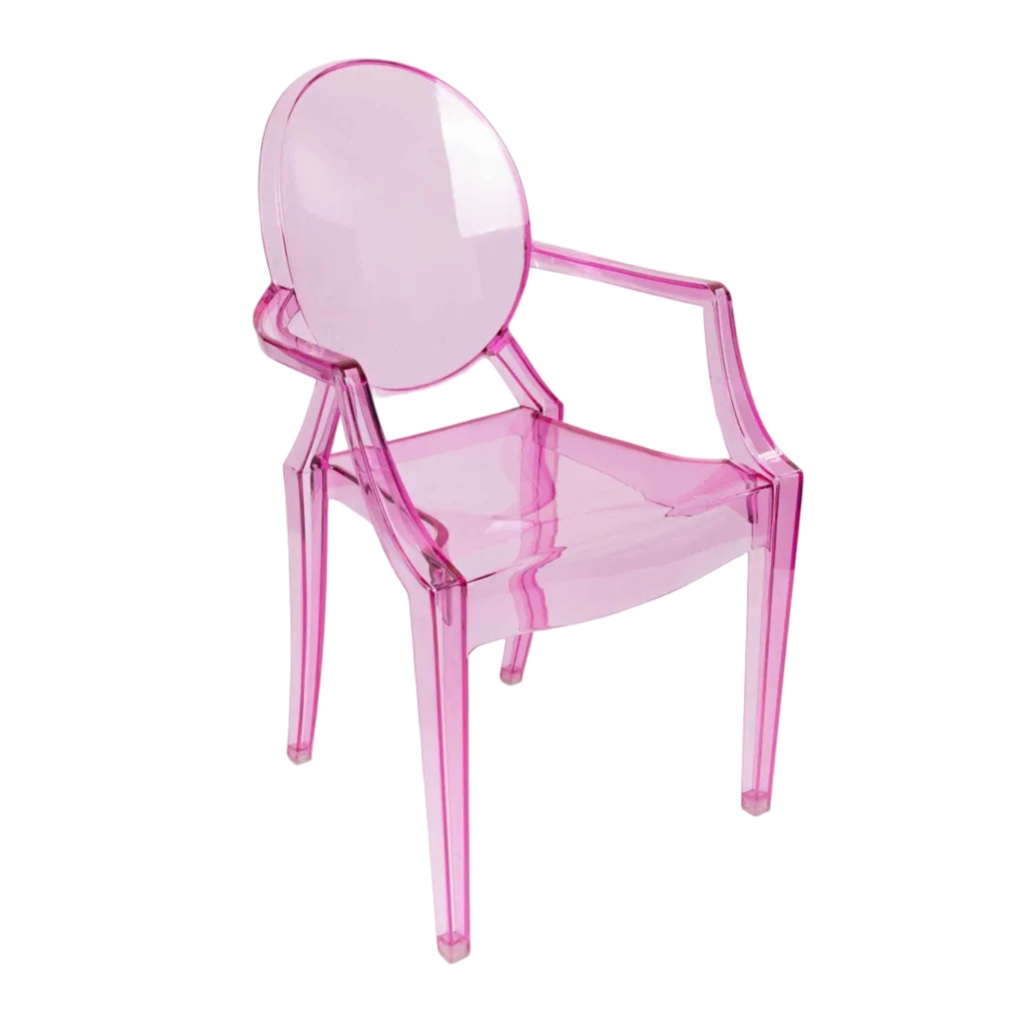 Kids' Pink Ghost Chairs