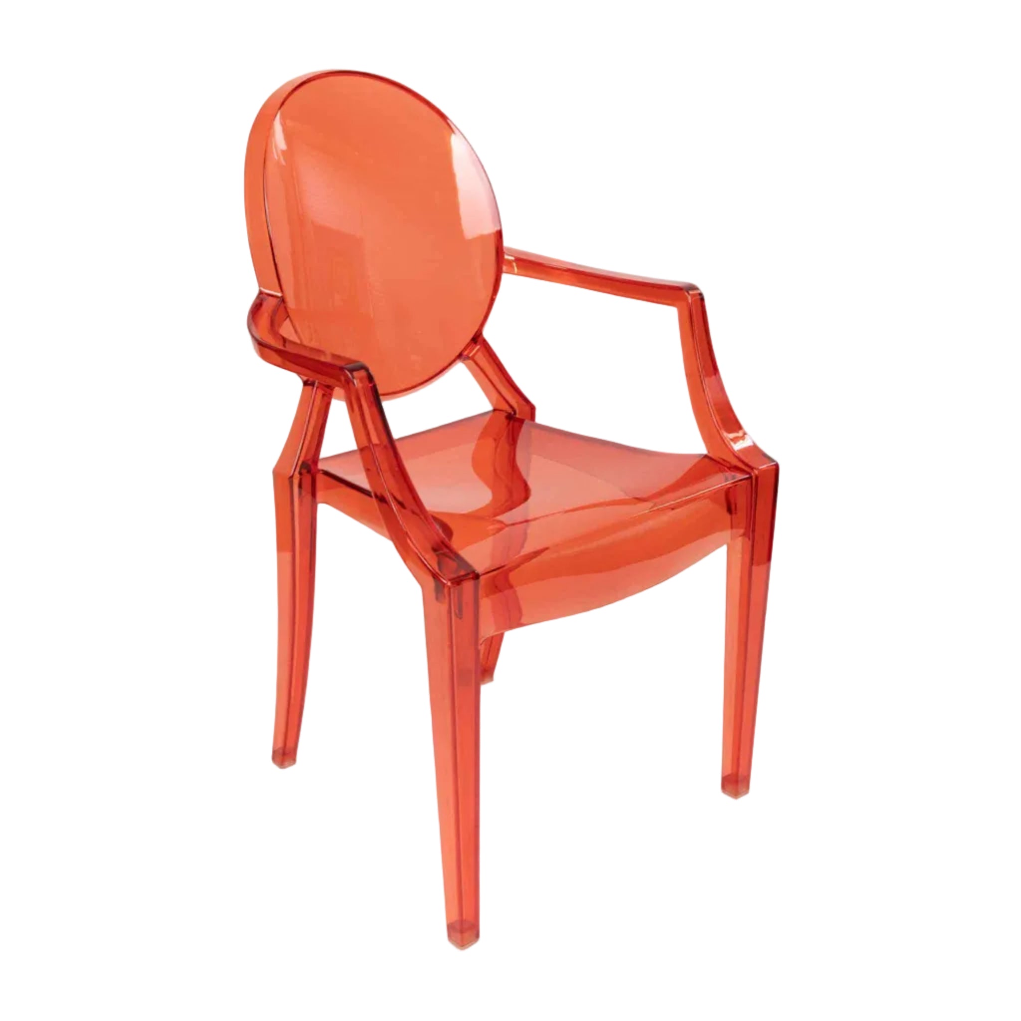 Kids' Red Ghost Chairs