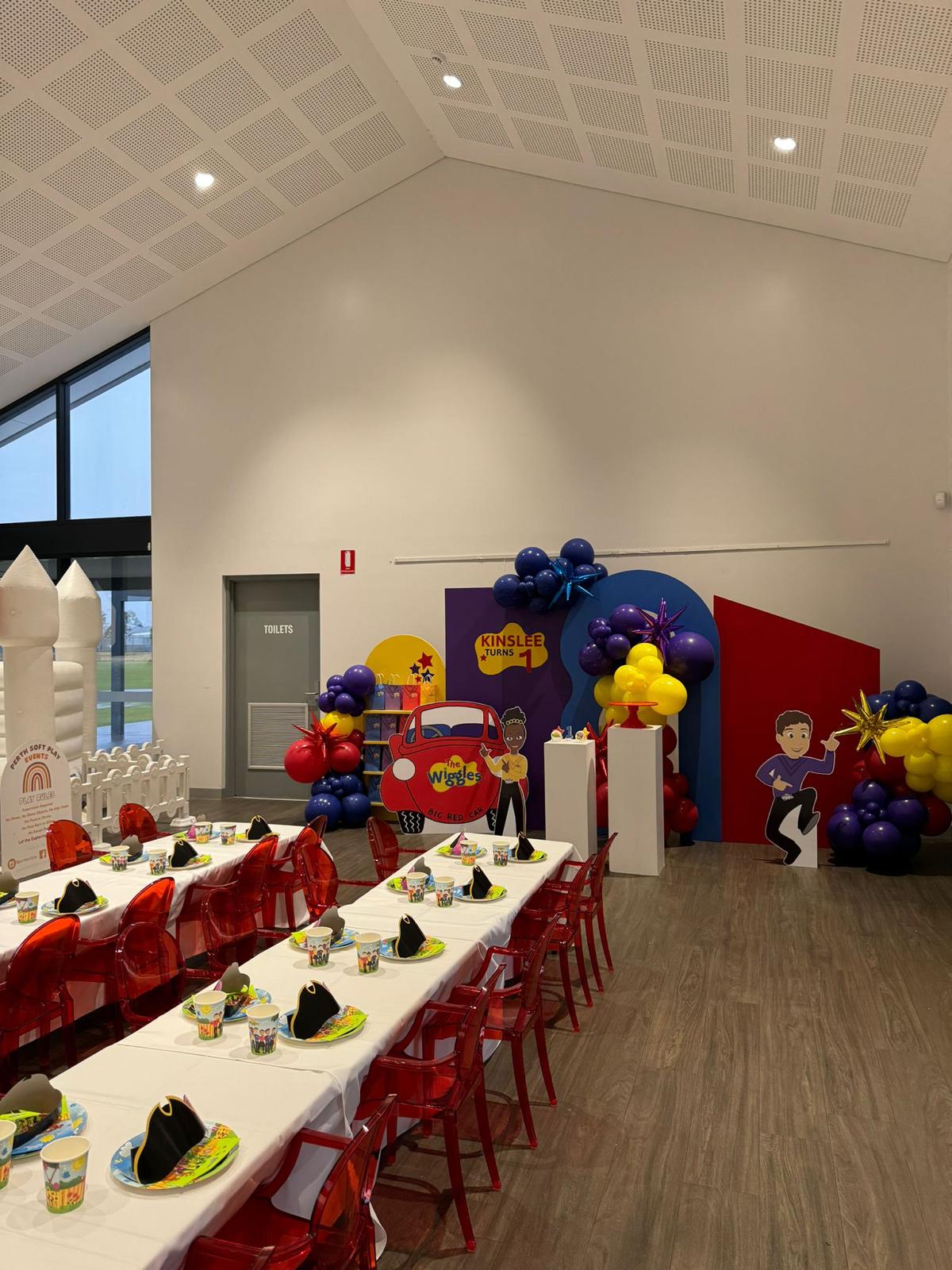 Kids' Red Ghost Chairs