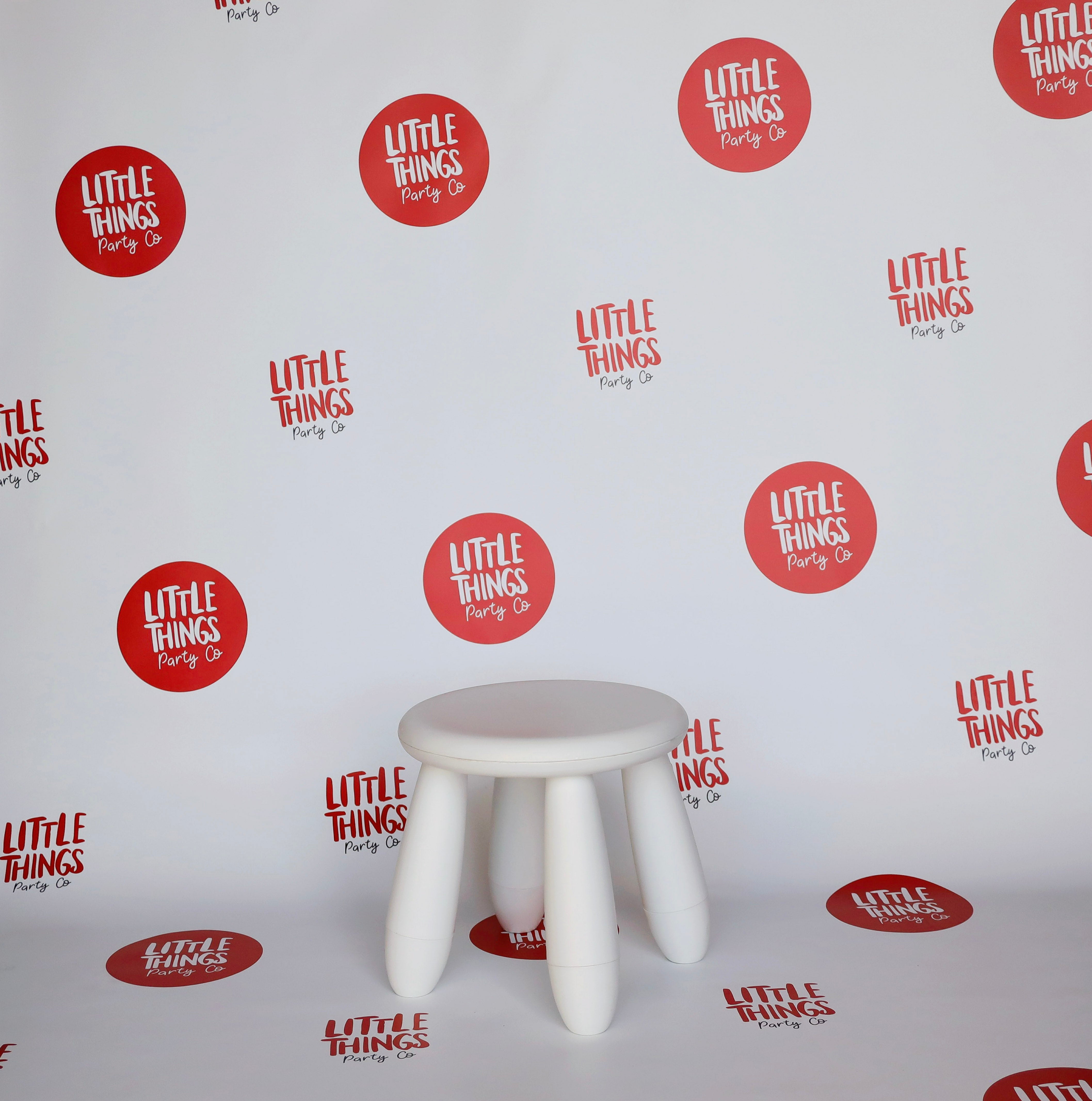 Kids' White Stools