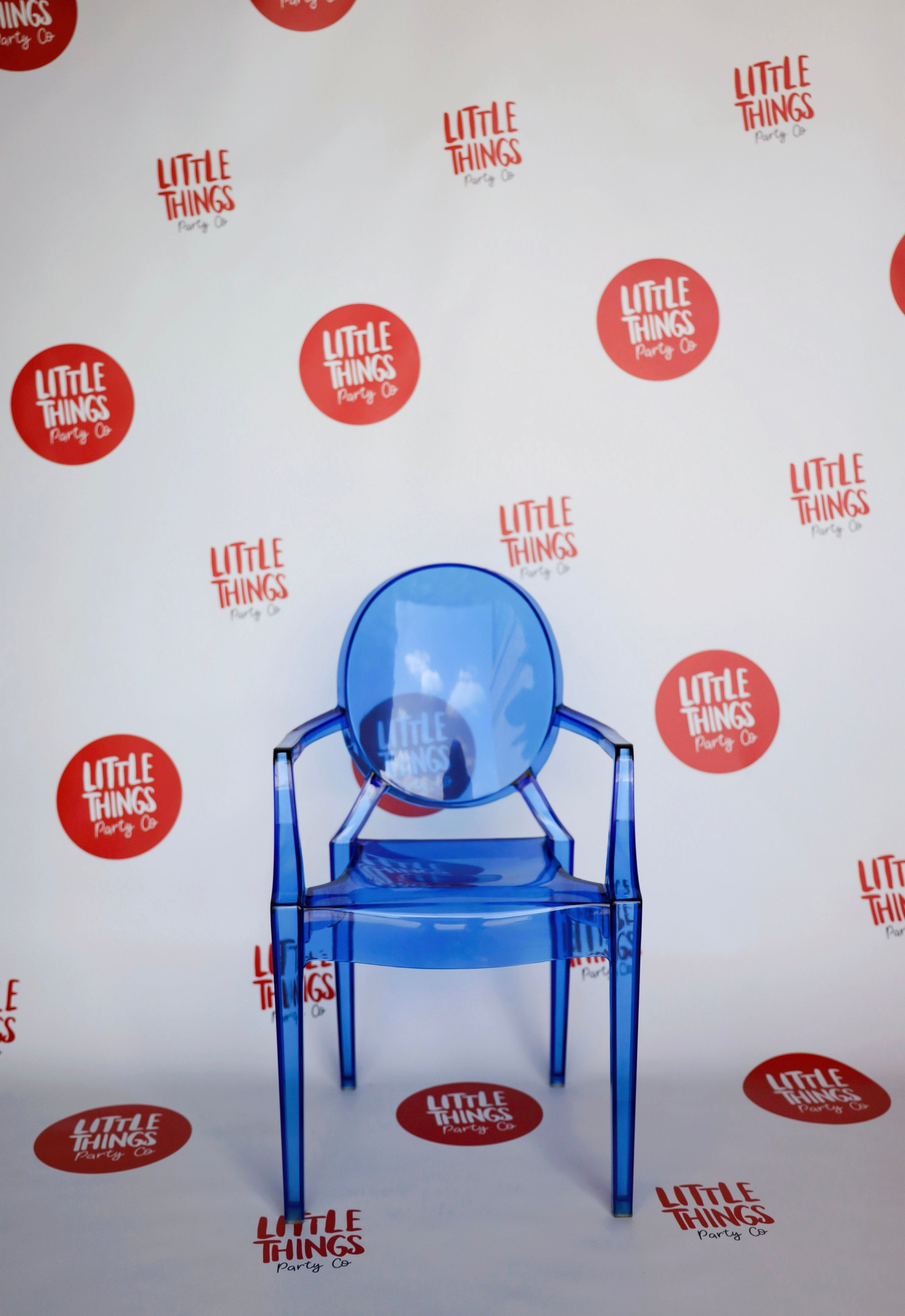 Kids' Blue Ghost Chairs