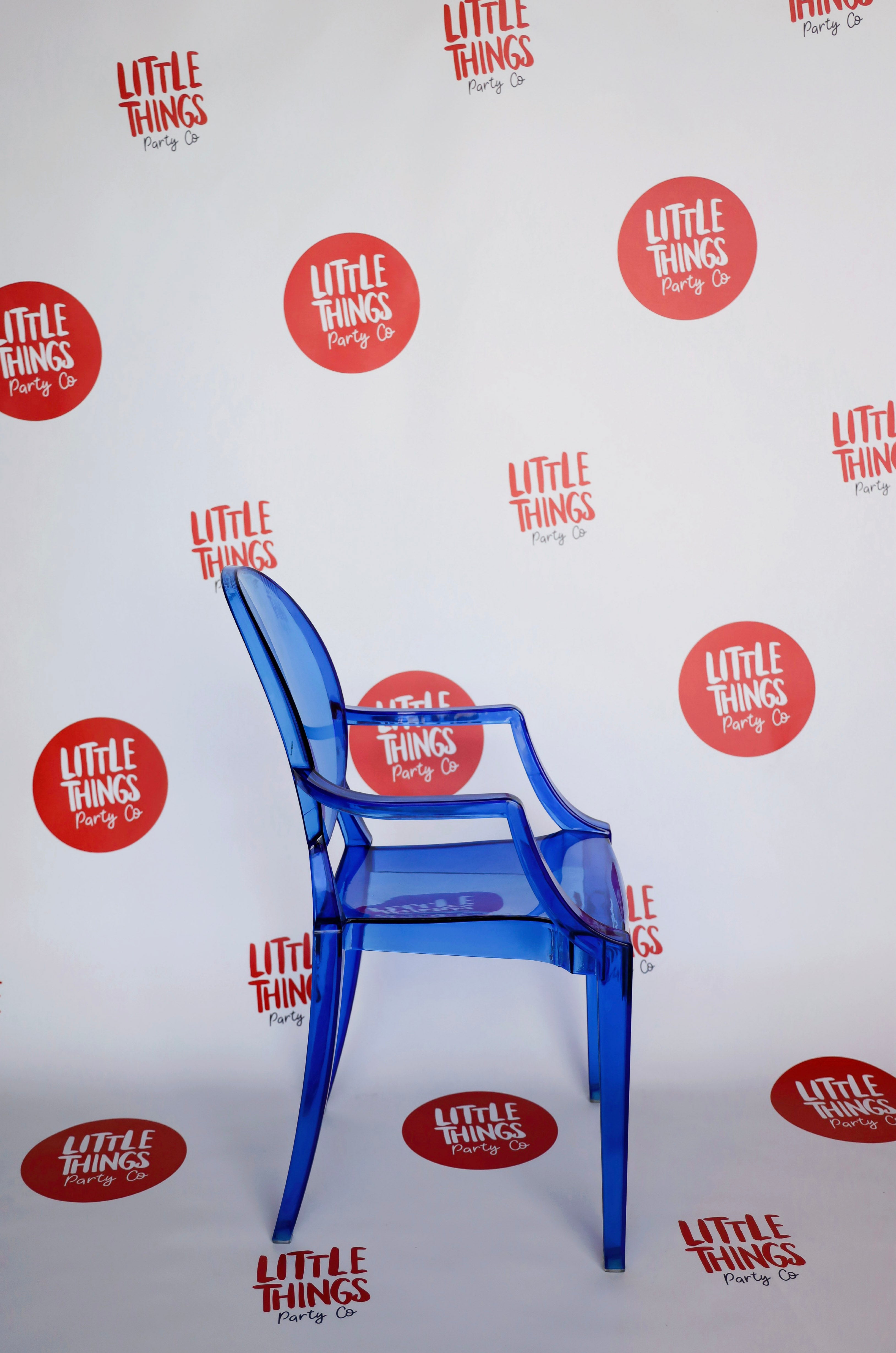 Kids' Blue Ghost Chairs